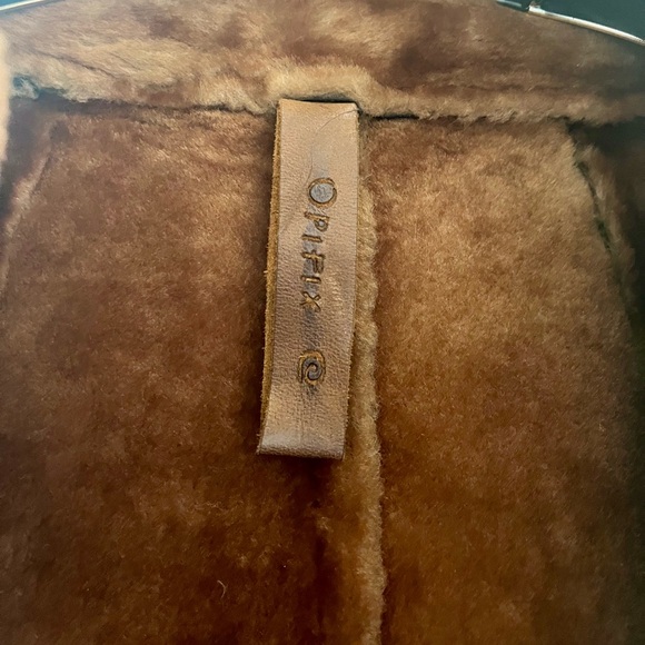 Opifix women’s shearling sheepskin coat, made in Italy. Size EU 40- US 8/10 - Picture 11 of 14